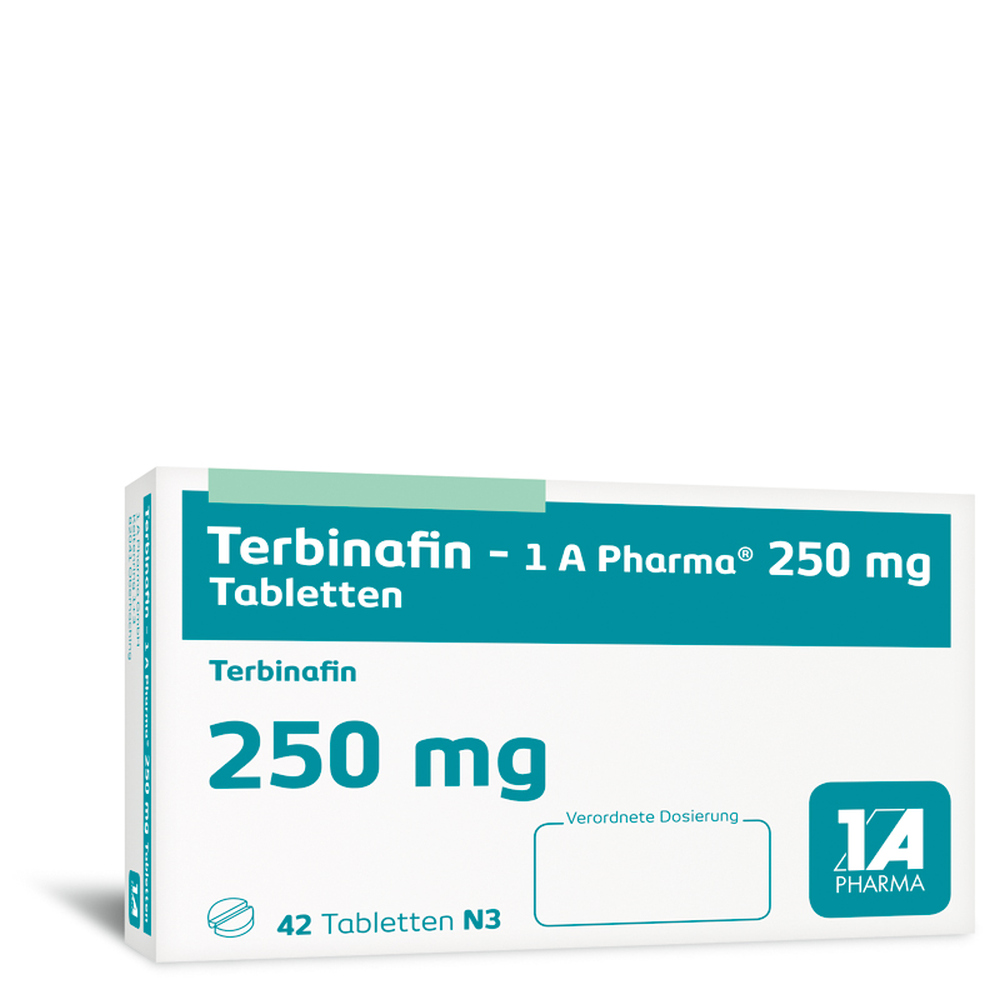 Terbinafin-1 A Pharma 250mg 42 St Tabletten