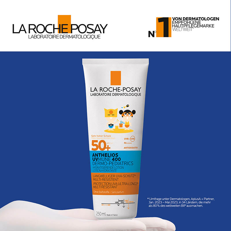 LA ROCHE-POSAY ANTHELIOS UV MUNE 400 DERMO-KIDS LSF 50+  250 ml Milch