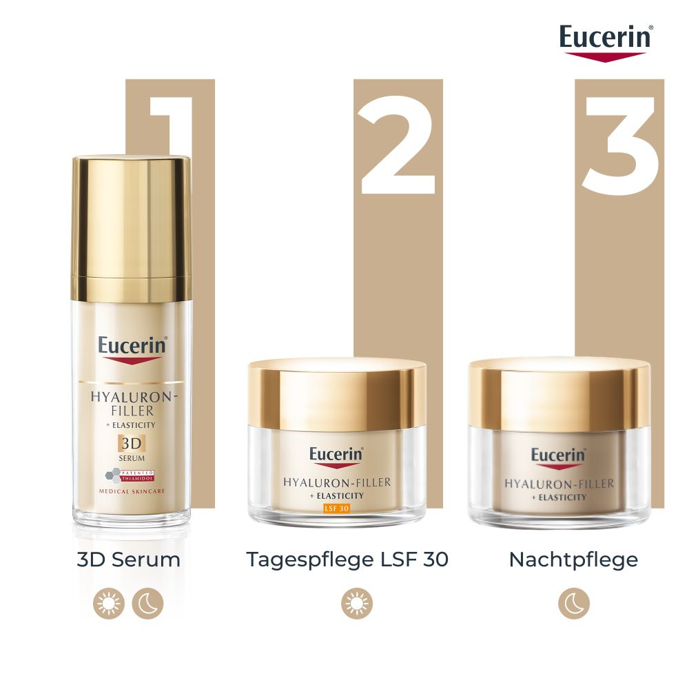 Eucerin HYALURON FILLER + ELASTICITY Nachtpflege Nachfüllpack 50 ml Creme