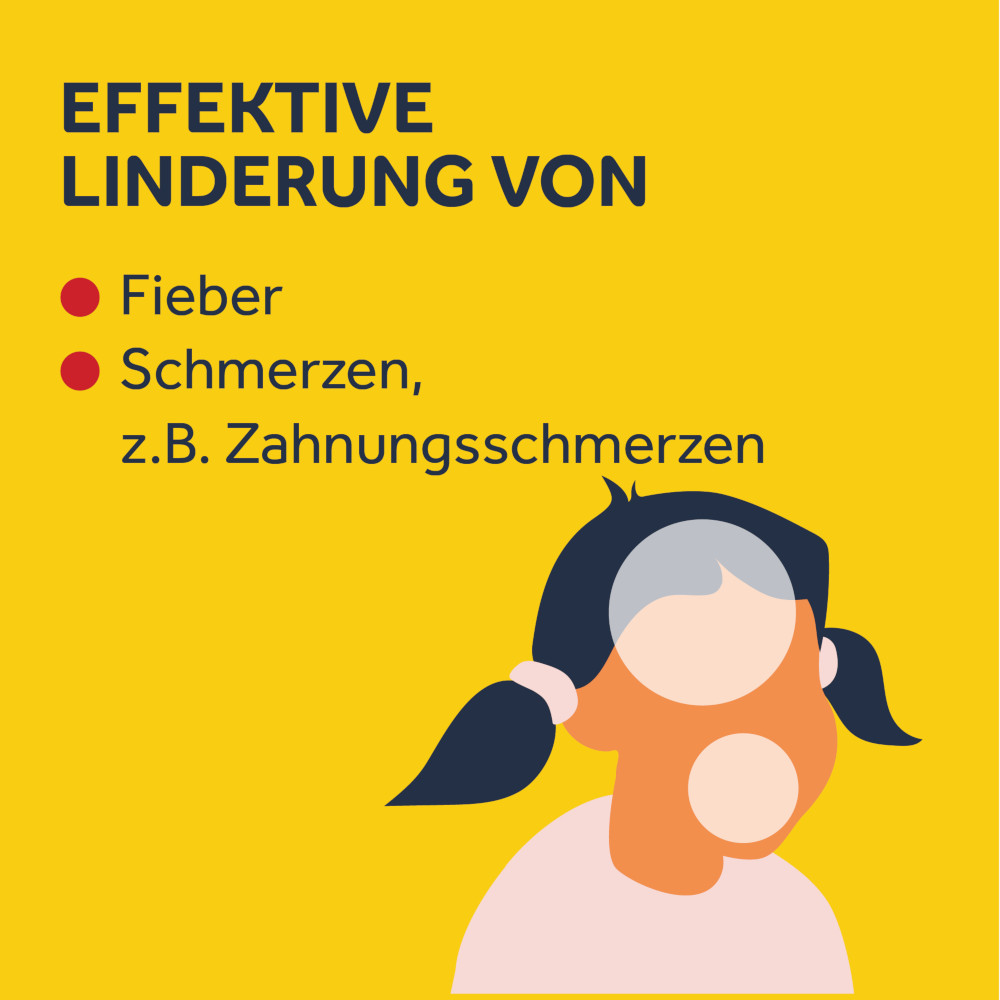 NUROFEN Junior Fiebersaft Orange 40mg/ml 100 ml Suspension zum Einnehmen