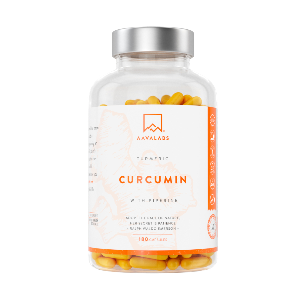 AAVALABS TURMERIC CURCUMIN 180 St Kapseln