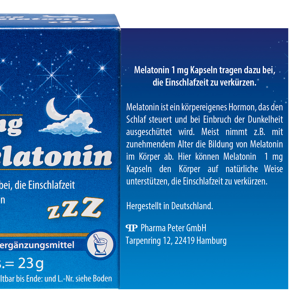 Melatonin 1mg Kapseln 60 St Kapseln