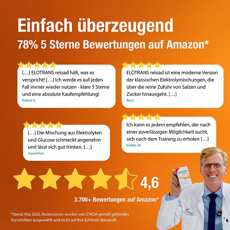ELOTRANS reload Isotonische Elektrolyt-Glucose-Mischung 15X7.57 g Beutel