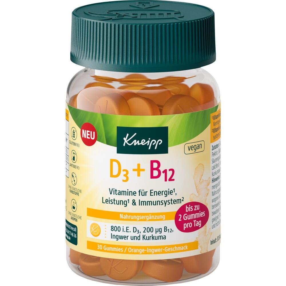 Kneipp D3 + B12 Orange-Ingwer-Geschmack 30 St