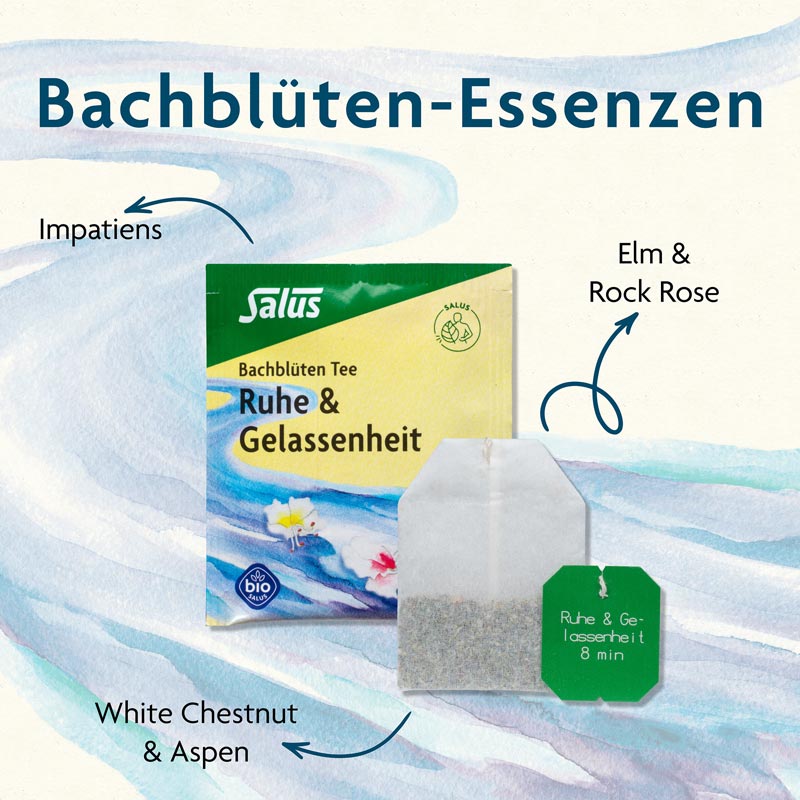 Salus Bachblüten Tee Ruhe & Gelassenheit  15 St Filterbeutel