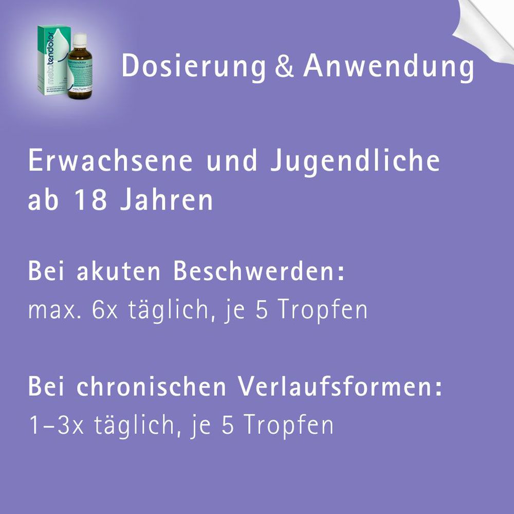 METATENDOLOR Tropfen zum Einnehmen 50 ml Mischung