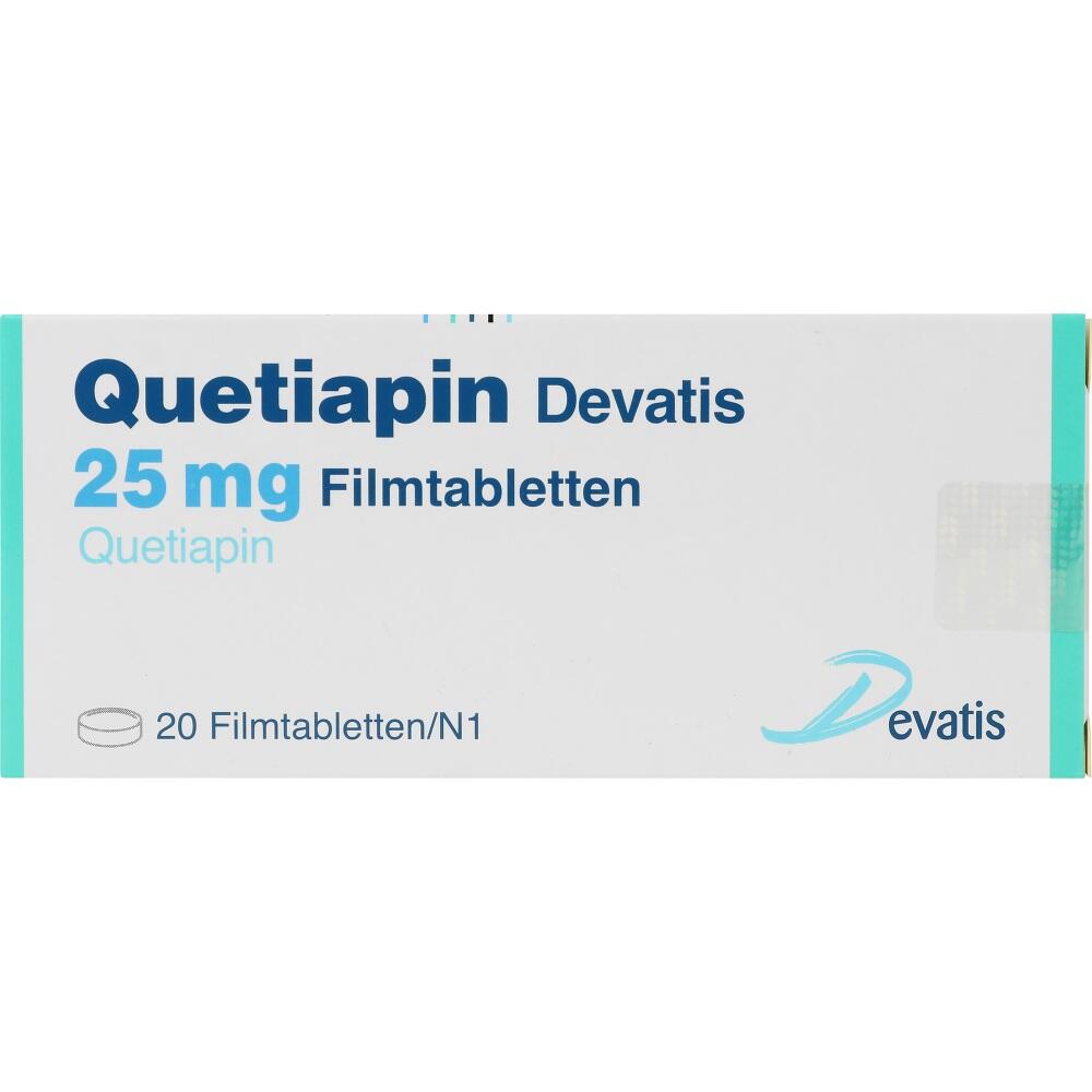Quetiapin Devatis 25mg 20 St Filmtabletten