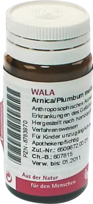Arnica/Plumbum mellitum  20 g Globuli