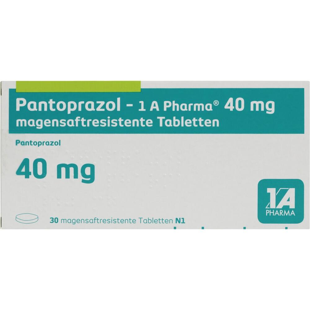 Pantoprazol-1 A Pharma 40mg 30 St Tabletten magensaftresistent