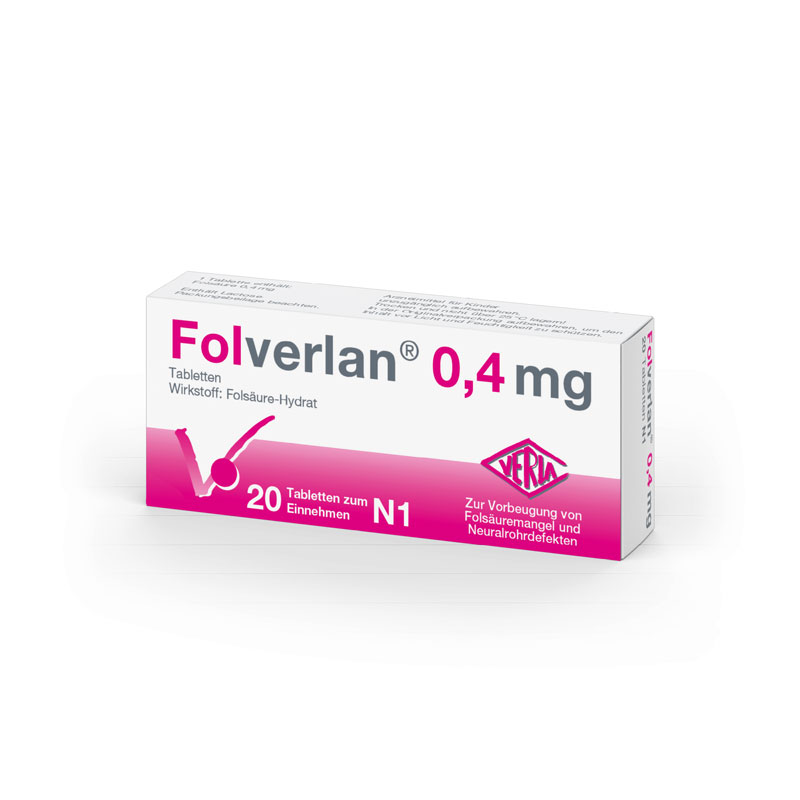 FOLVERLAN 0,4 mg Tabletten 20 St Tabletten