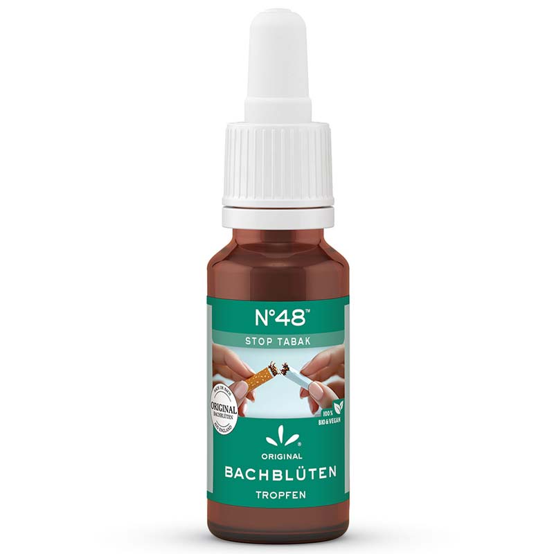 № 48 STOP TABAK BACHBLÜTEN TROPFEN 20 ml Tropfen zum Einnehmen