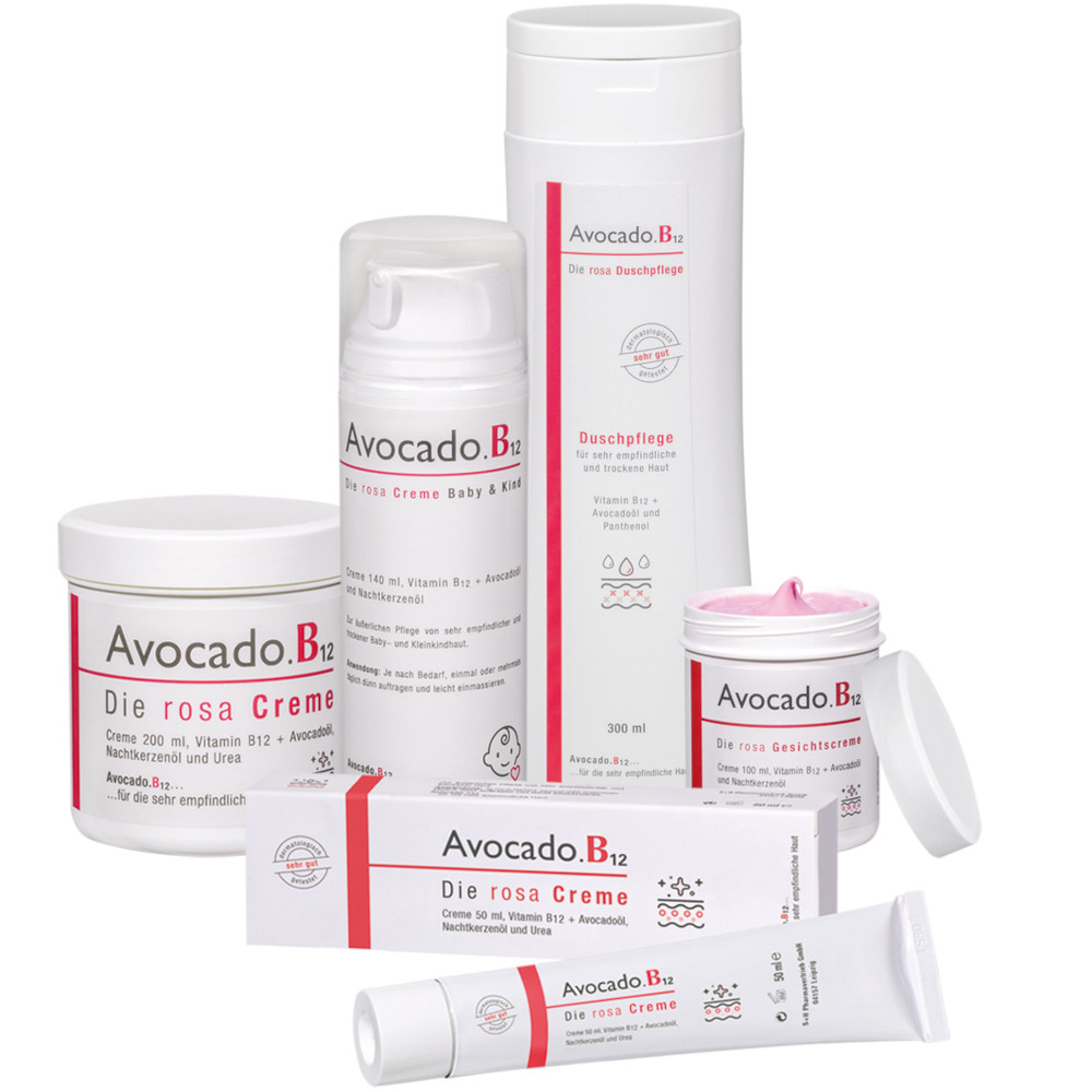 Avocado B12 rosa Creme Baby & Kind 140 ml Creme