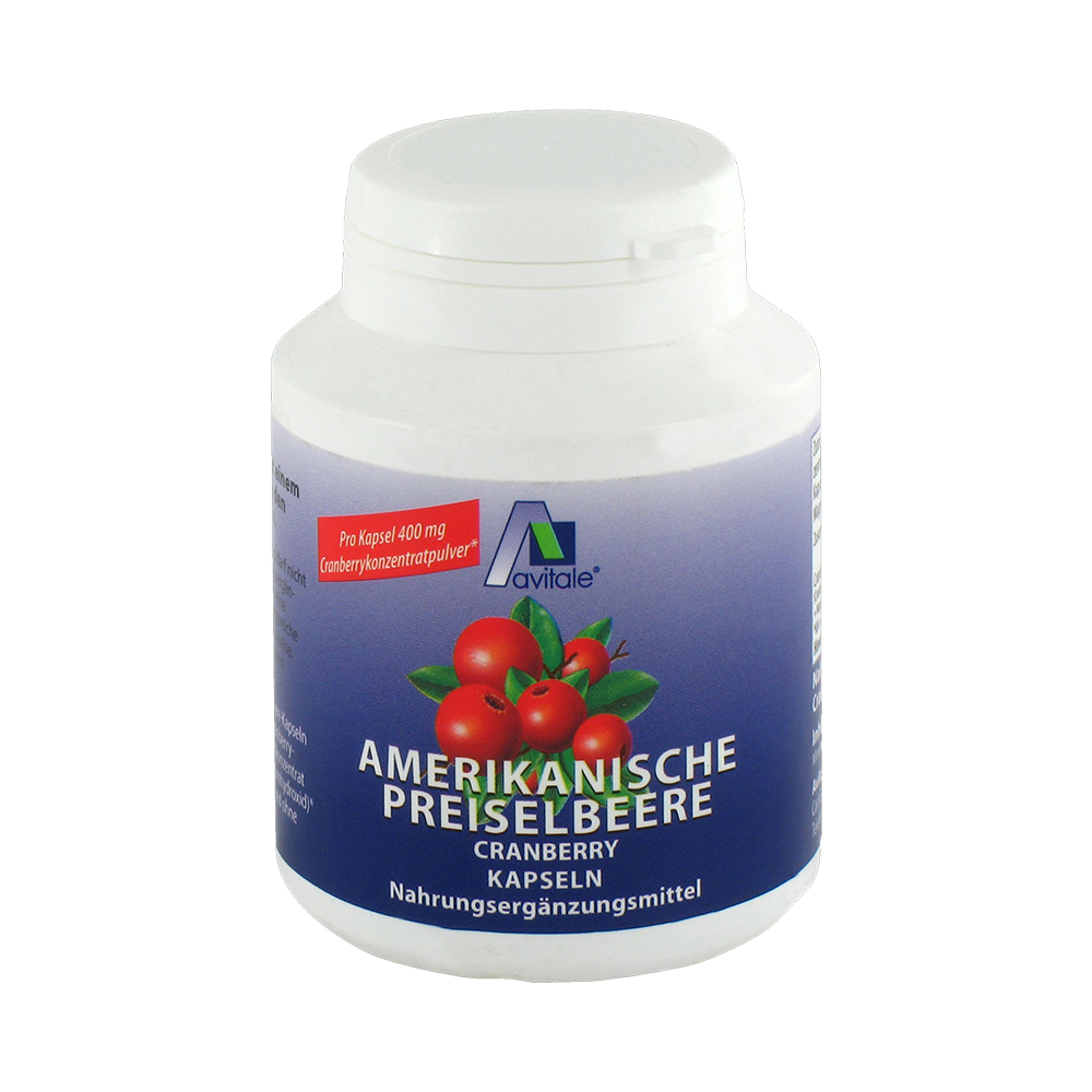 Avitale PREISELBEERE amerikanisch 400 mg Kapseln 100 St Kapseln