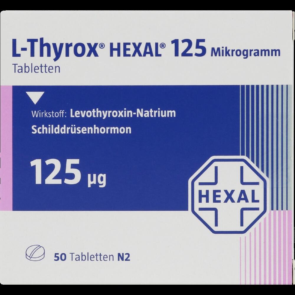 L-Thyrox HEXAL 125 50 St Tabletten