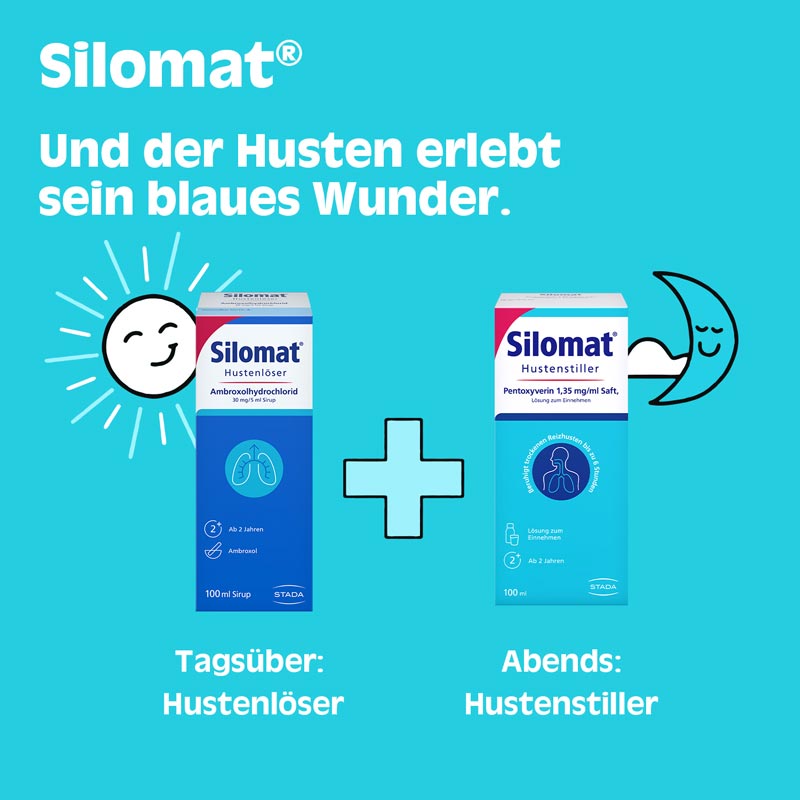 Silomat Hustenl&ouml;ser Ambroxolhydrochlorid 100 ml Sirup