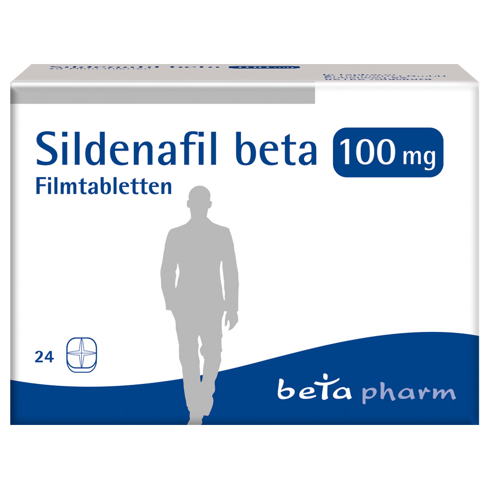 Sildenafil beta 100 mg 24 St Filmtabletten