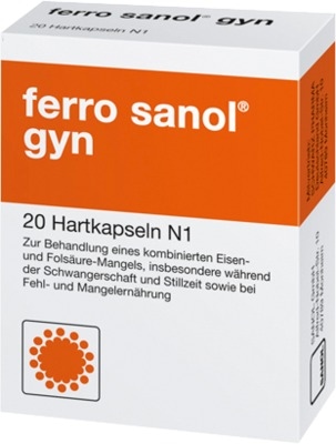 ferro sanol gyn 20 St Hartkapseln mit magensaftresistent überzogenen Pellets