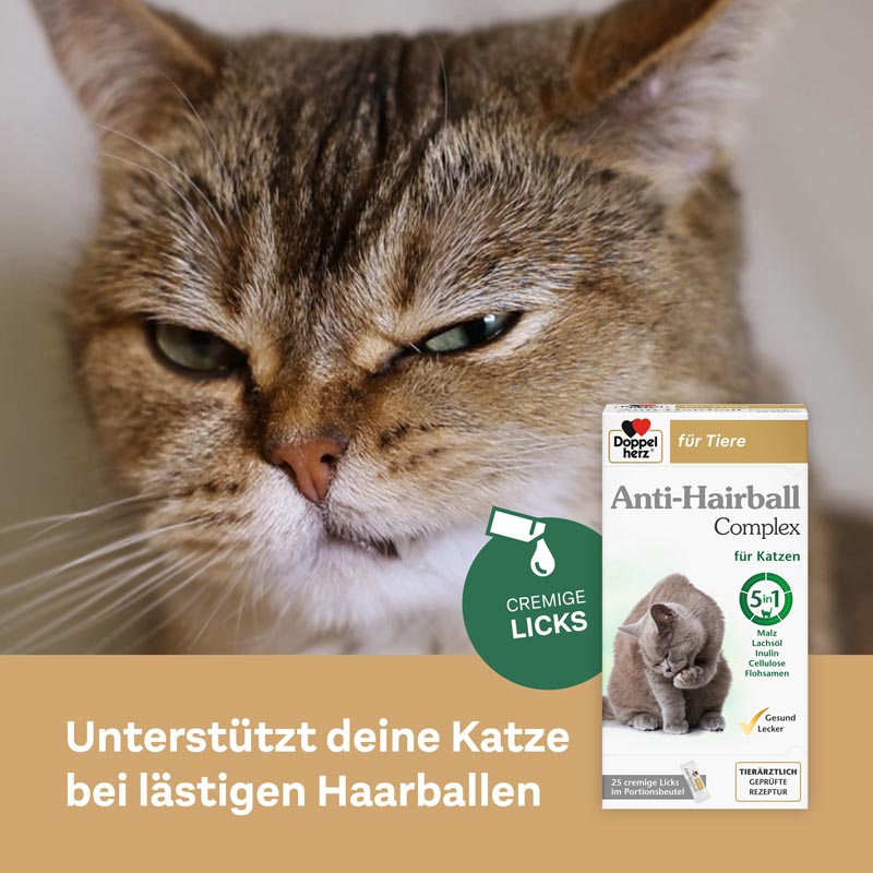 Doppelherz für Tiere Anti-Hairball Complex 25X10 g Paste