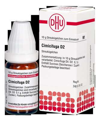 CIMICIFUGA D 2 Globuli 10 g Globuli