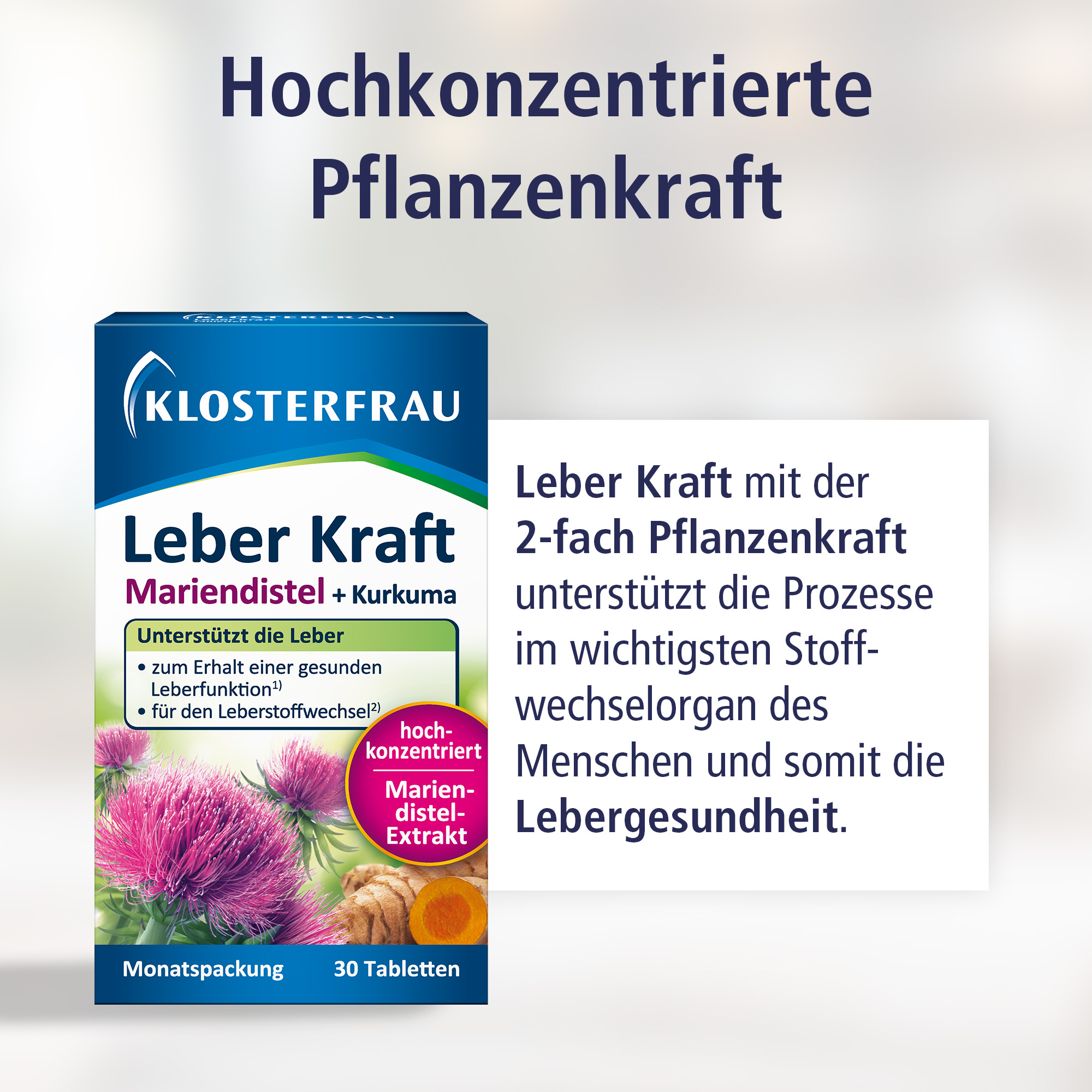 Klosterfrau Leber Kraft  30 St Tabletten