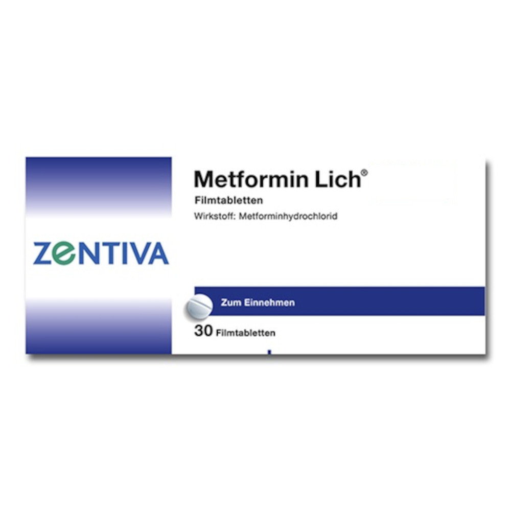 Metformin Lich 850mg 30 St Filmtabletten