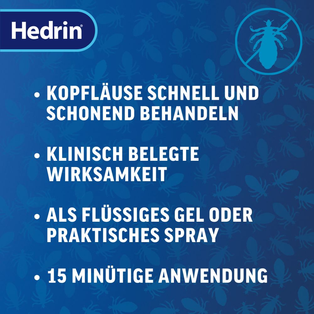 Hedrin Once Spray Gel 60 ml Spray