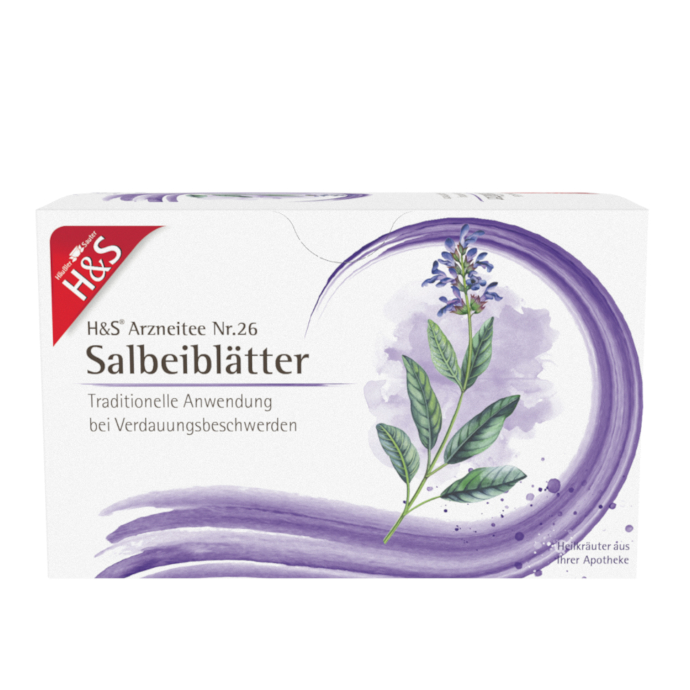 H&S Arzneitee Salbeiblätter 20X1.6 g Filterbeutel