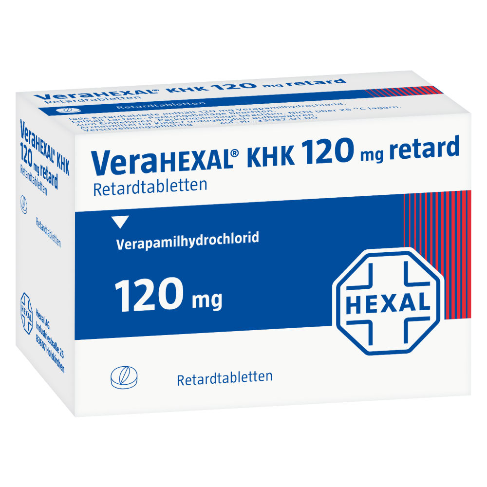 VeraHEXAL KHK 120mg retard 100 St Retard-Tabletten