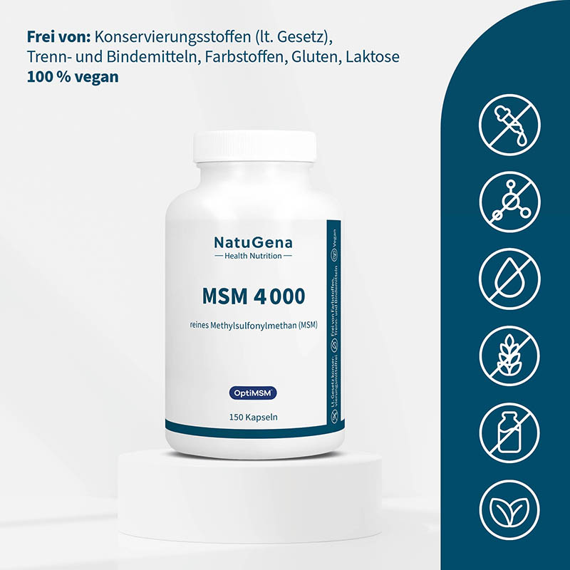 NatuGena MSM 4000 Kapseln 150 St Kapseln