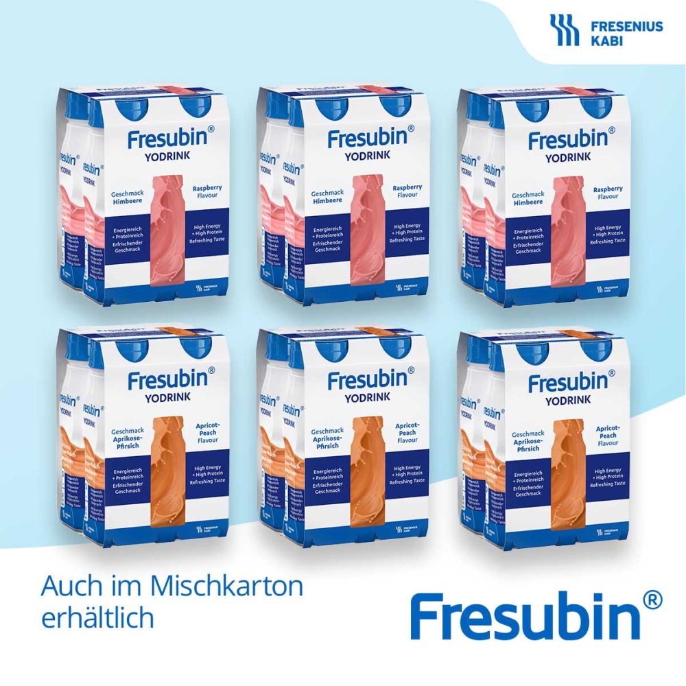 Fresubin YoDrink Aprikose-Pfirsich 24X200 ml Flüssigkeit