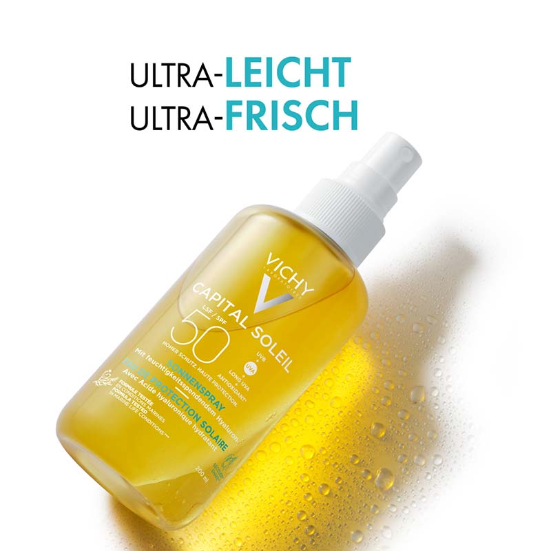 VICHY IDEAL Soleil Sonnenspray + Hyaluron LSF 30  200 ml Spray