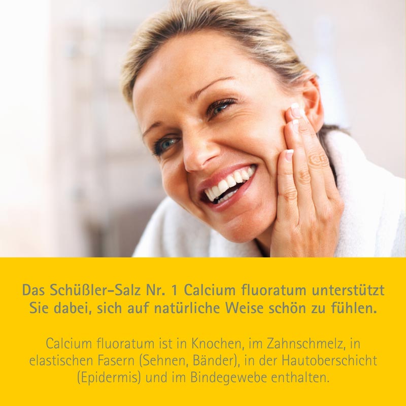 Schüßler-Salz Nr. 1 Calcium fluoratum D4 75 g Creme
