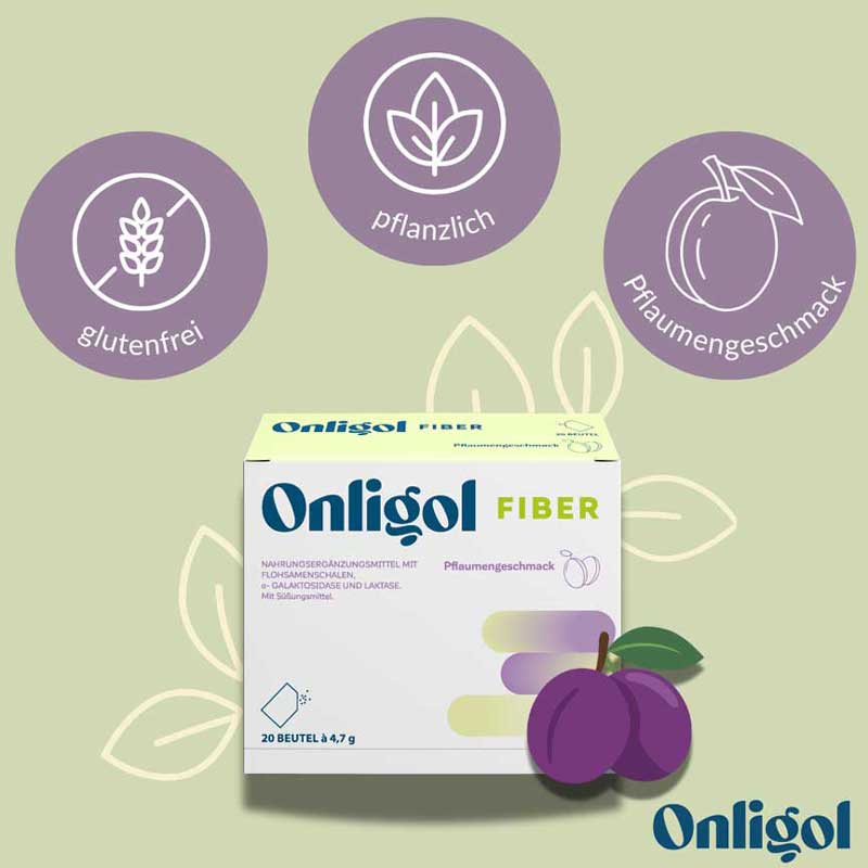 Onligol Fiber mit Flohsamenschalen 20X4.7 g Pulver