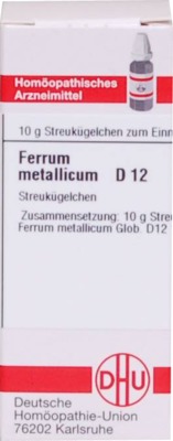 FERRUM METALLICUM D 12 Globuli 10 g Globuli