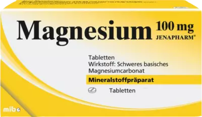 MAGNESIUM 100 mg Jenapharm Tabletten 20 St Tabletten