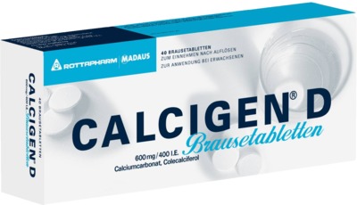 CALCIGEN D 600mg/400 I.E. 50 St Brausetabletten
