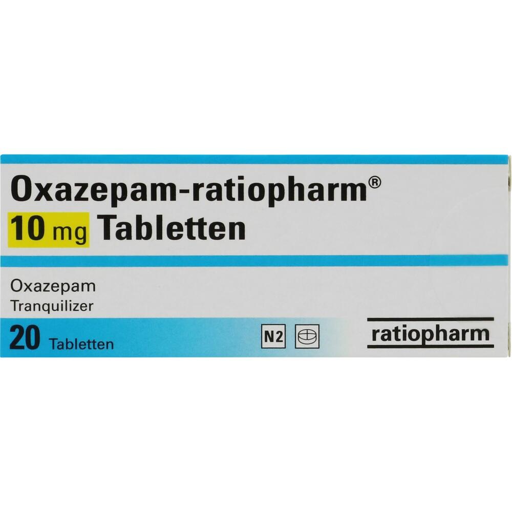 Oxazepam-ratiopharm 10mg 20 St Tabletten
