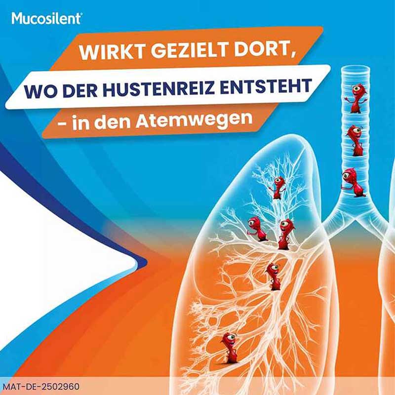 Mucosilent GEGEN REIZHUSTEN 100 ml Lösung zum Einnehmen