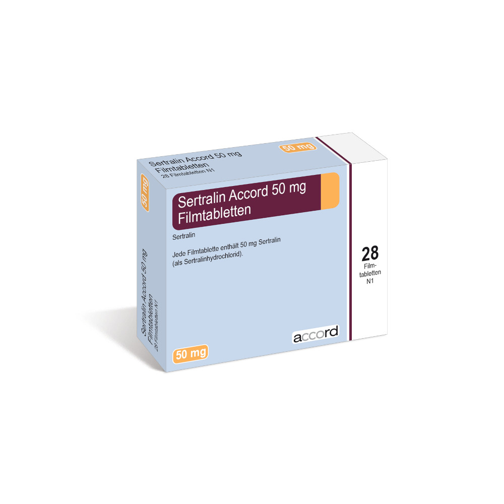 Sertralin Accord 50 mg Filmtabletten 100 St Filmtabletten