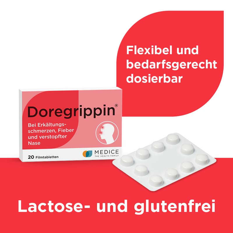 Doregrippin Tabletten bei grippalen Infekten 20 St Tabletten