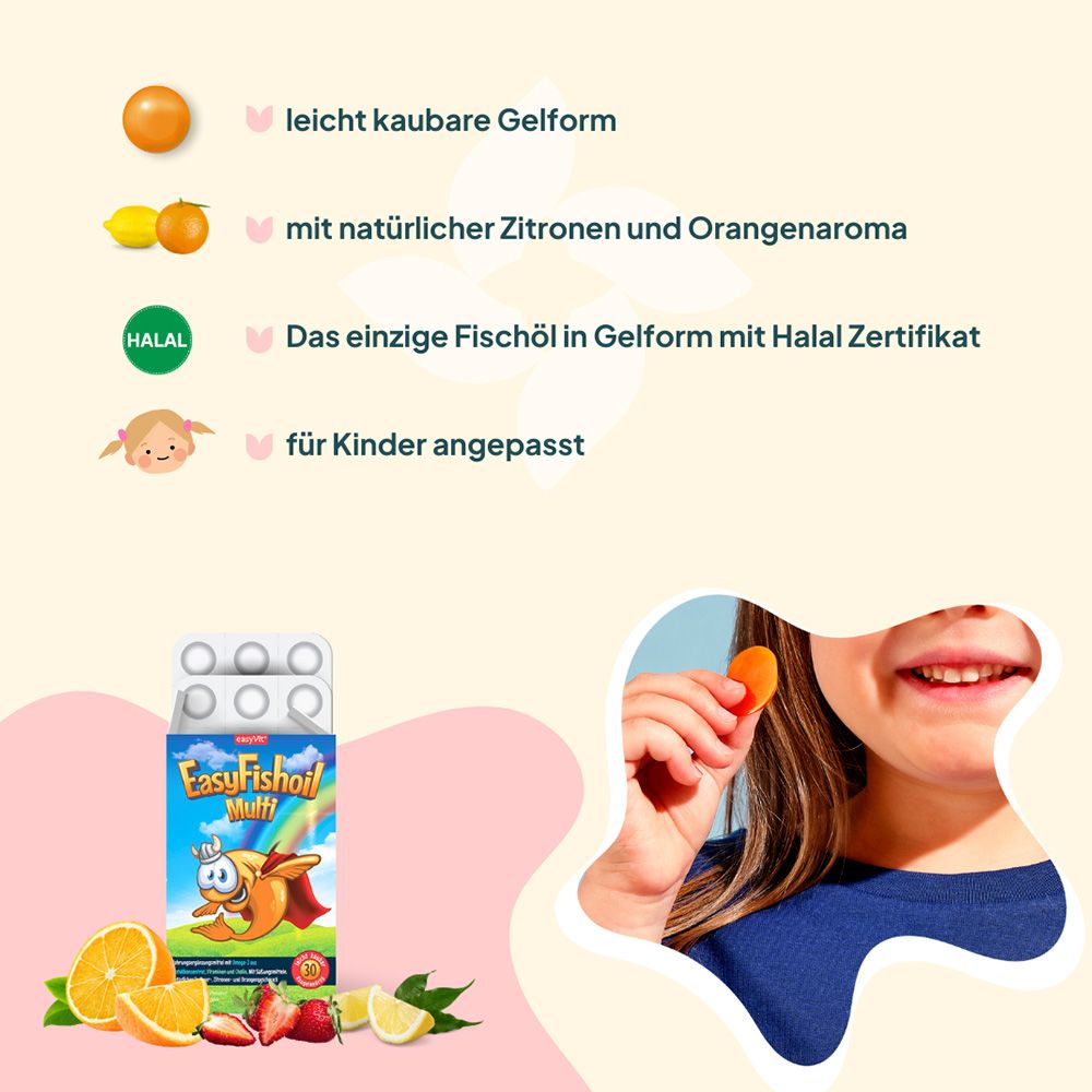 EasyFishoil Multi 30 St Kautabletten
