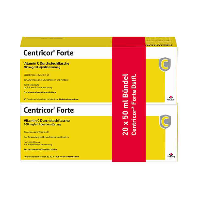 Centricor Forte Vitamin C 20X50 ml Injektionslösung