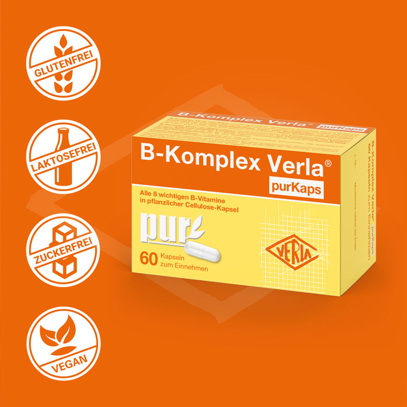 B-Komplex Verla purKaps 60 St Kapseln
