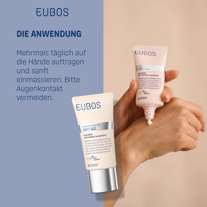 EUBOS HYALURON Anti Pigment Handcreme LSF 15 50 ml Creme