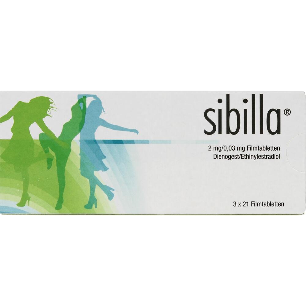 Sibilla 2mg/0,03mg 3X21 St Filmtabletten