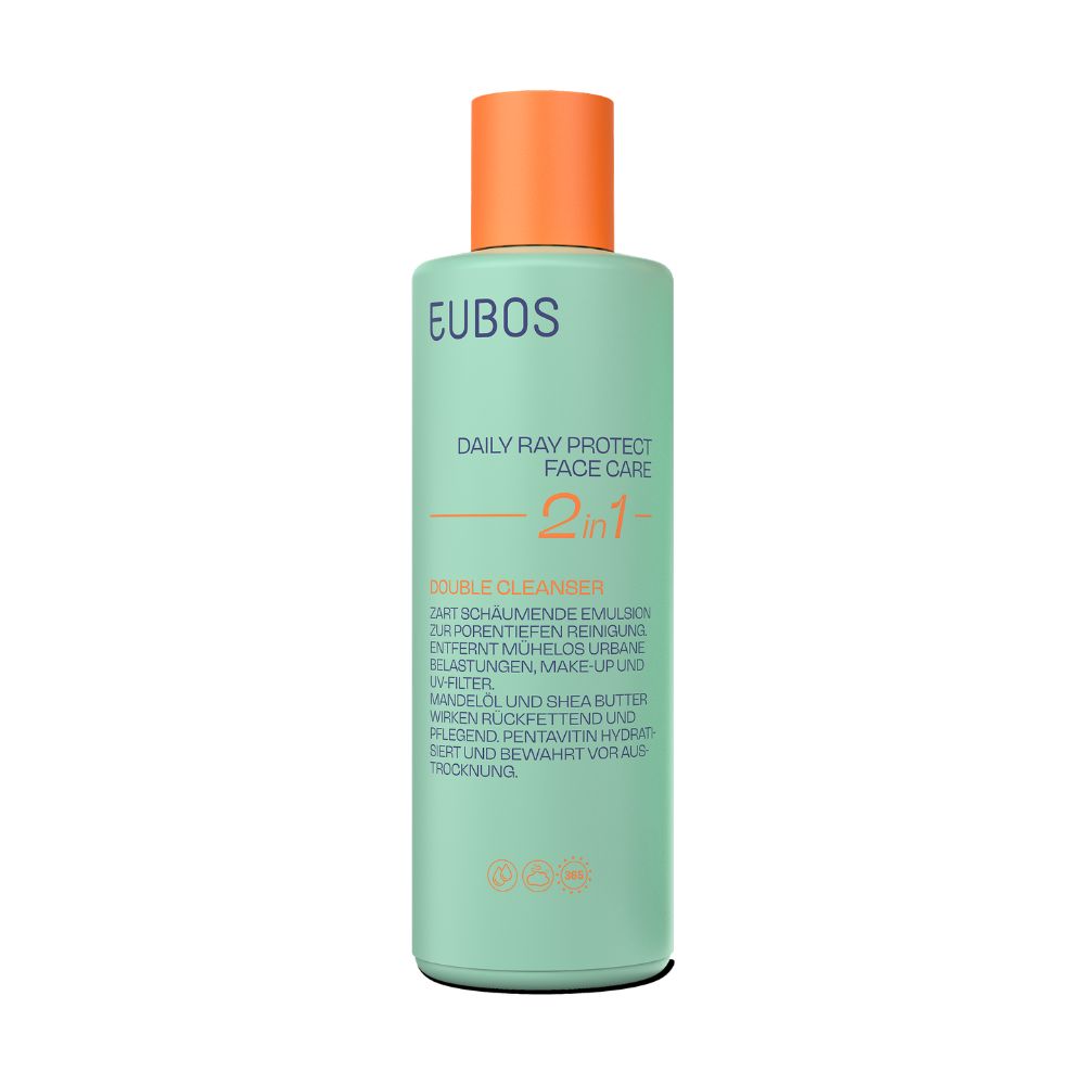 EUBOS DAILY RAY PROTECT FACE CARE 2in1 200 ml Milch