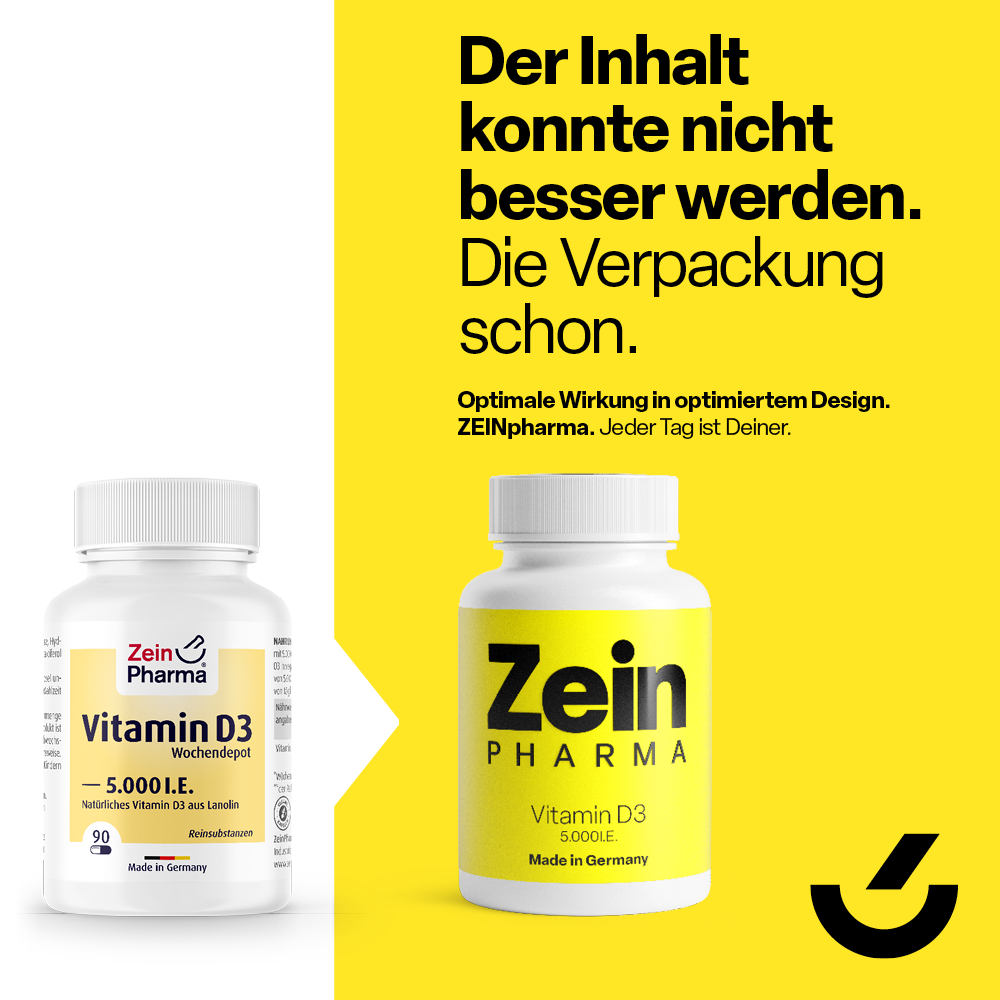 Zein PHARMA Vitamin D3 5000 I.E.  90 St Kapseln