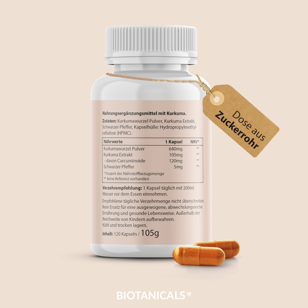 BIOTANICALS KURKUMA 120 St Kapseln