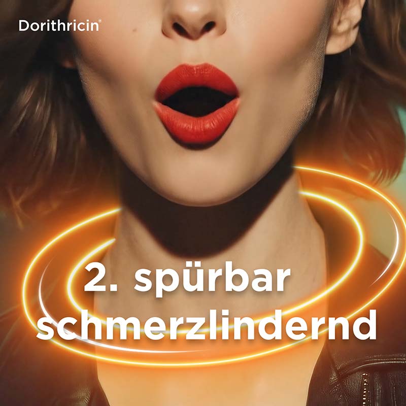 Dorithricin Waldbeere Lutschtabletten bei Halsschmerzen  20 St Lutschtabletten