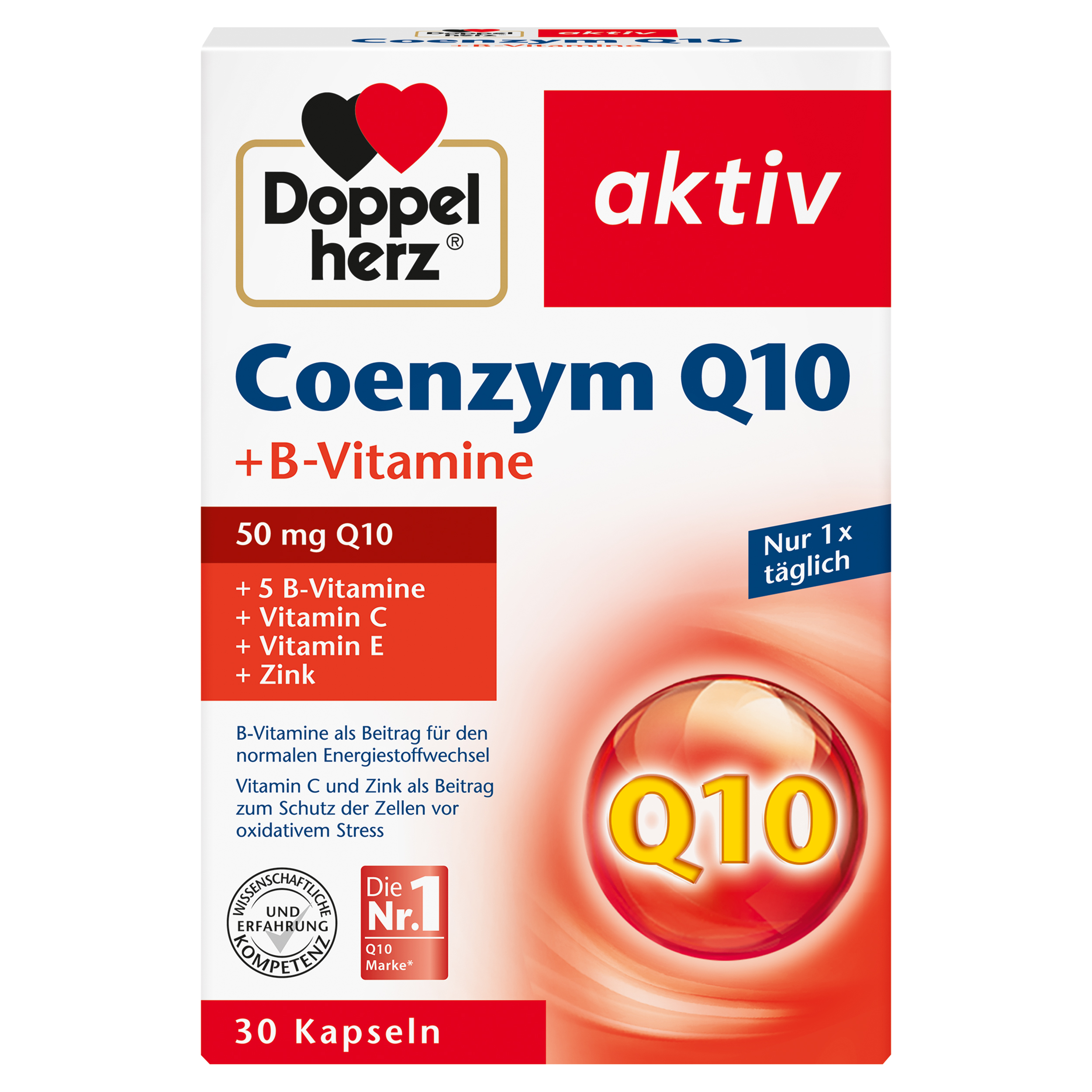Doppelherz aktiv Coenzym Q10 + B Vitamine  30 St Kapseln